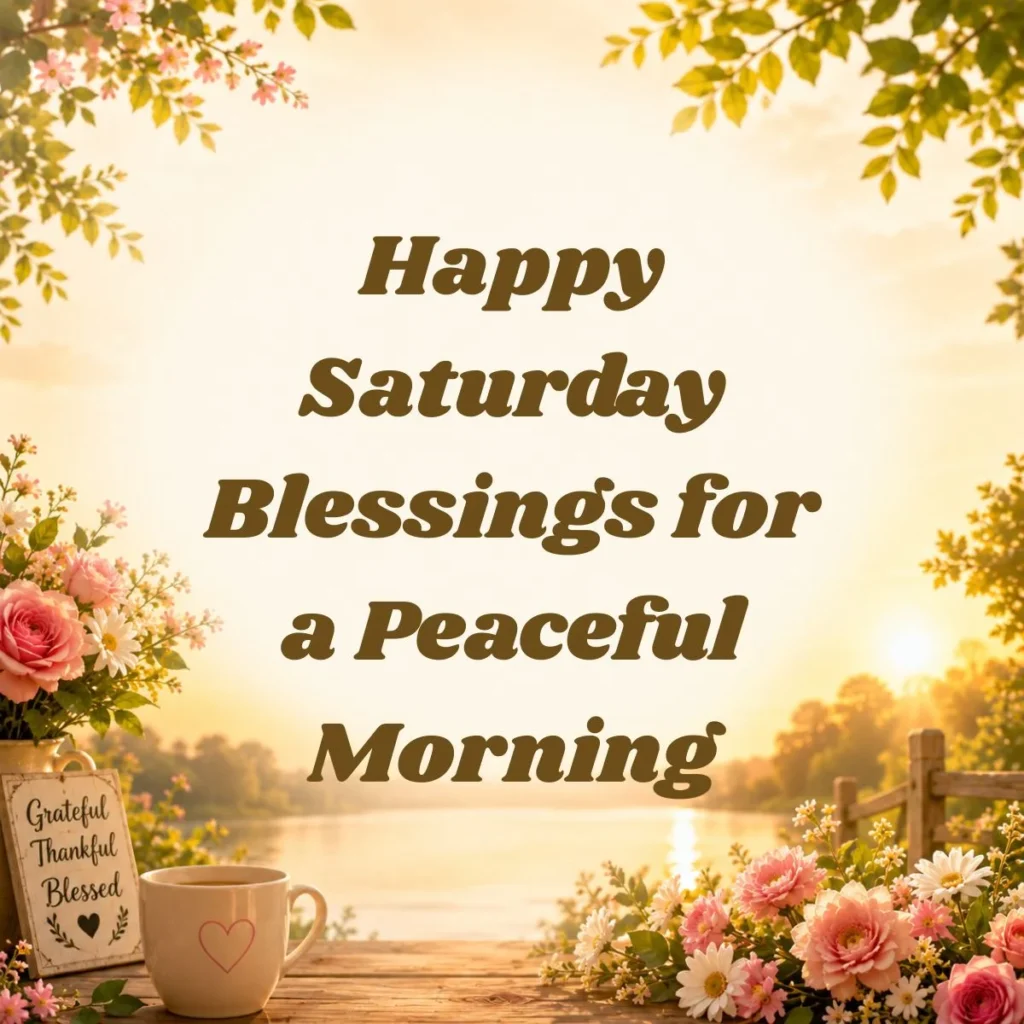 Happy Saturday Blessings for a Peaceful Morning
