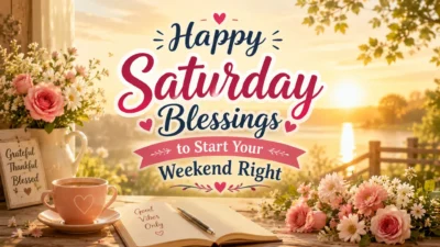 Happy Saturday Blessings to Start Your Weekend Right