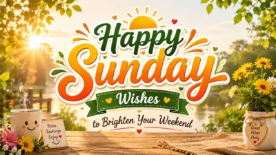 Happy Sunday Wishes to Brighten Your Weekend