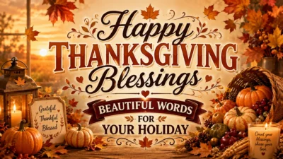 Happy Thanksgiving Blessings Beautiful Words for Your Holiday