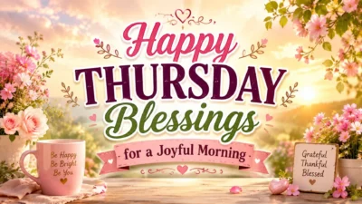 Happy Thursday Blessings for a Joyful Morning