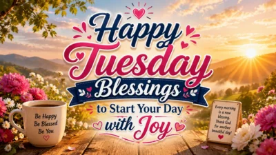 Happy Tuesday Blessings to Start Your Day with Joy