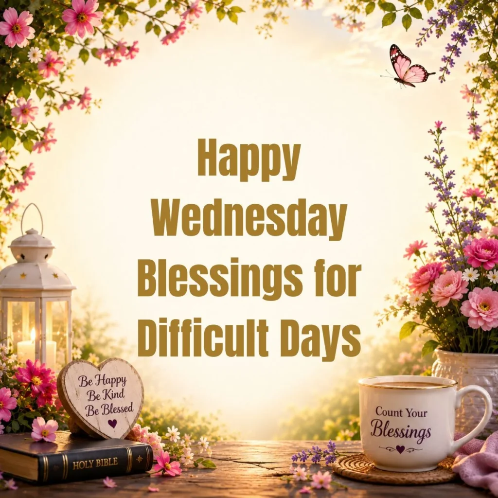 Happy Wednesday Blessings for Difficult Days