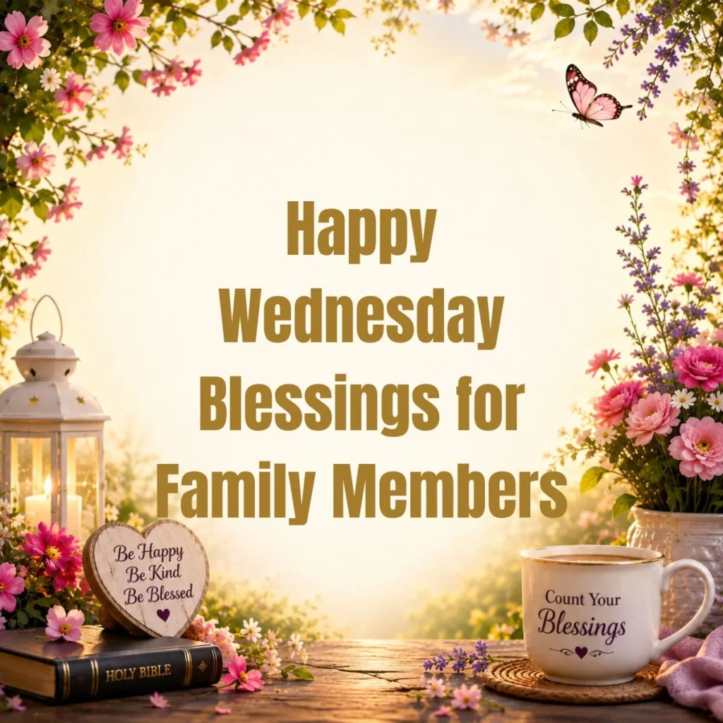 Happy Wednesday Blessings for Family Members