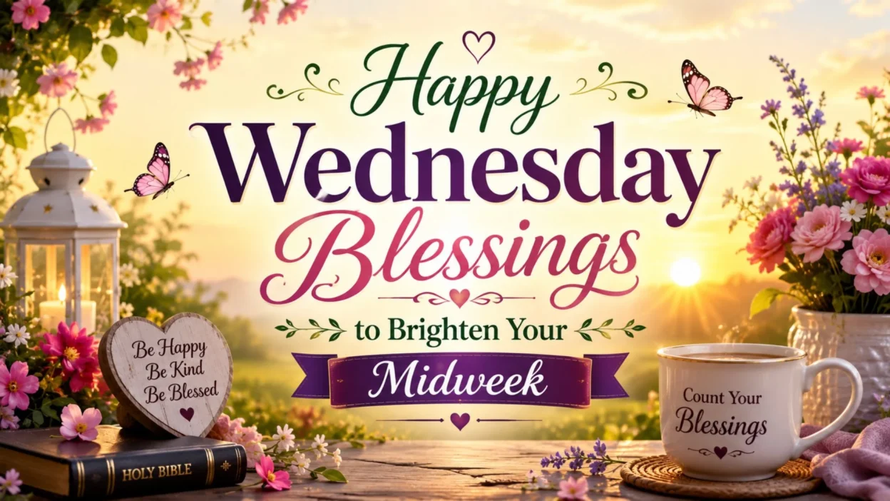 Happy Wednesday Blessings to Brighten Your Midweek