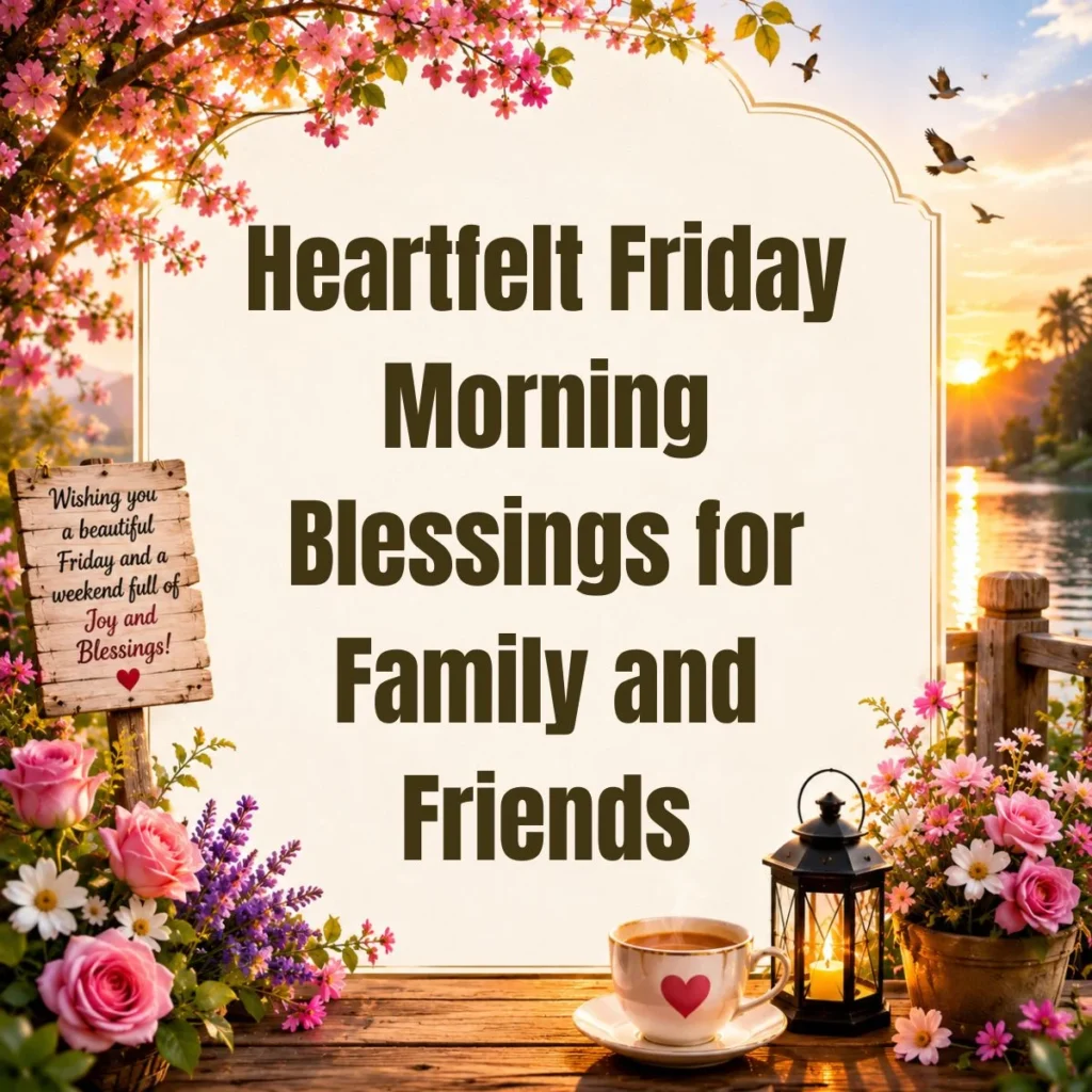 Heartfelt Friday Morning Blessings for Family and Friends