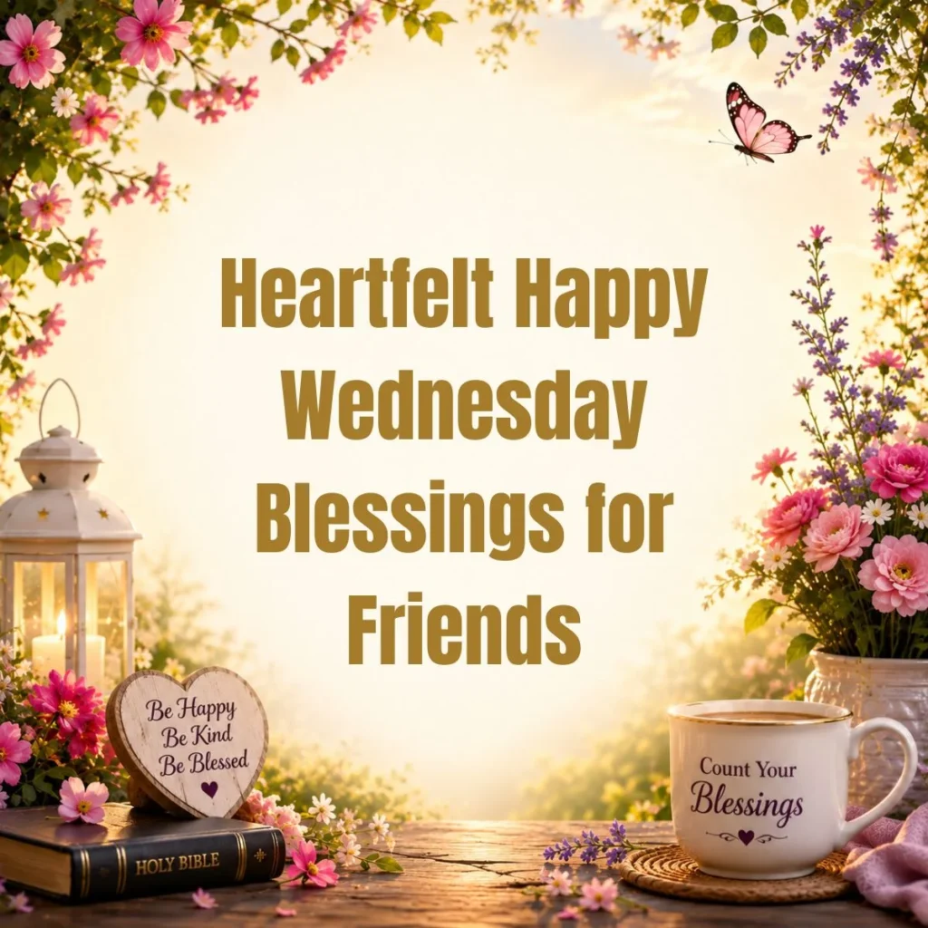 Heartfelt Happy Wednesday Blessings for Friends