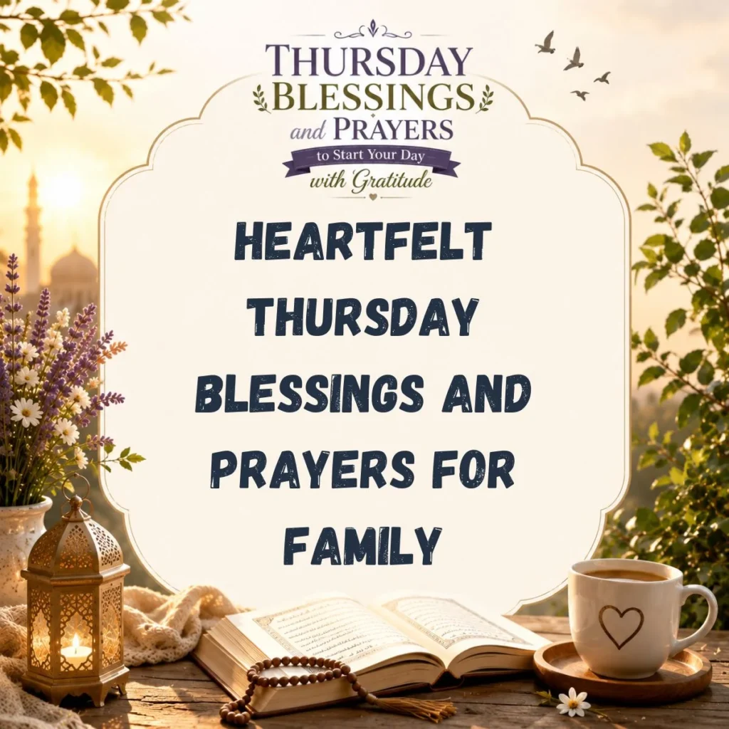 Heartfelt Thursday Blessings and Prayers for Family