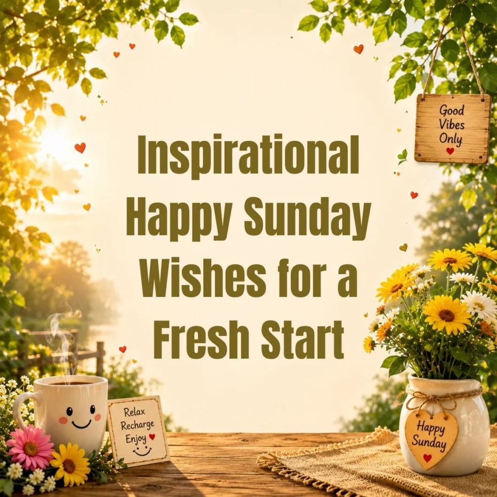 Inspirational Happy Sunday Wishes for a Fresh Start