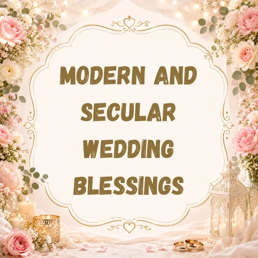 Modern and Secular Wedding Blessings
