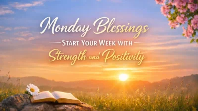 Monday Blessings to Start Your Week with Strength and Positivity