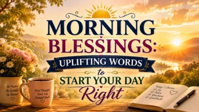 Morning Blessings Uplifting Words to Start Your Day Right