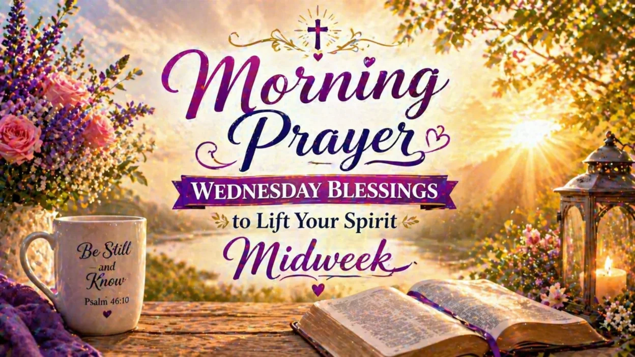 Morning Prayer Wednesday Blessings to Lift Your Spirit Midweek