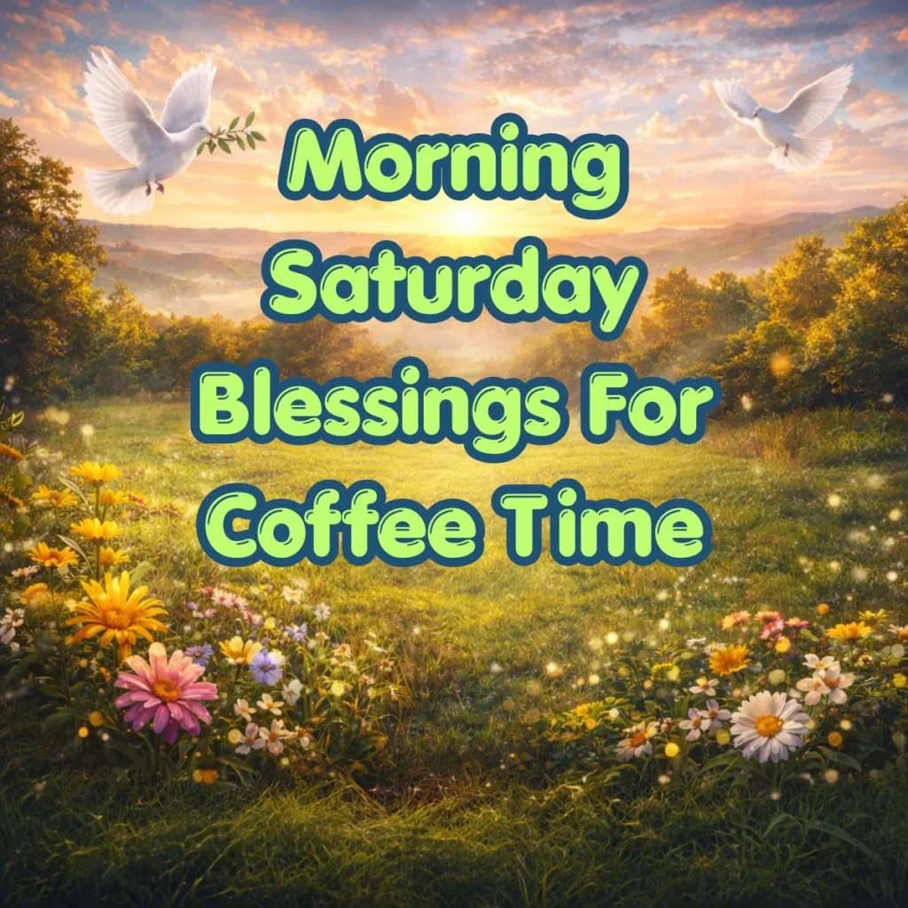 Morning Saturday Blessings For Coffee Time