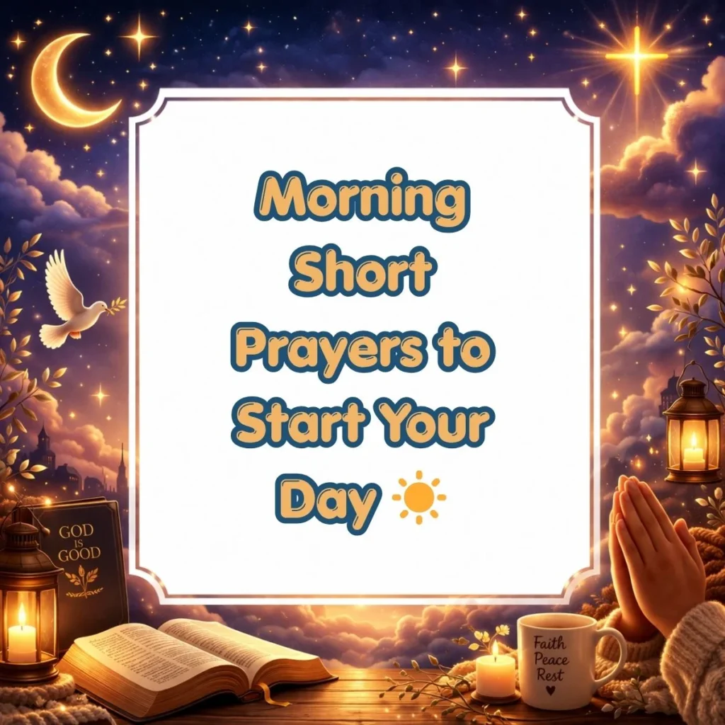Morning Short Prayers to Start Your Day ☀️