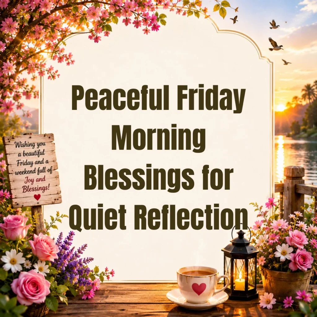 Peaceful Friday Morning Blessings for Quiet Reflection