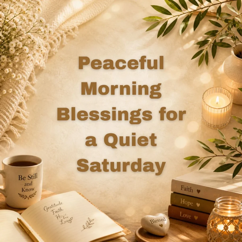 Peaceful Morning Blessings for a Quiet Saturday