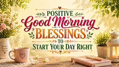 Positive Good Morning Blessings to Start Your Day Right
