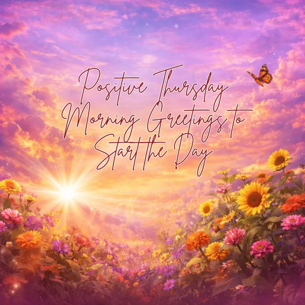 Positive Thursday Morning Greetings to Start the Day