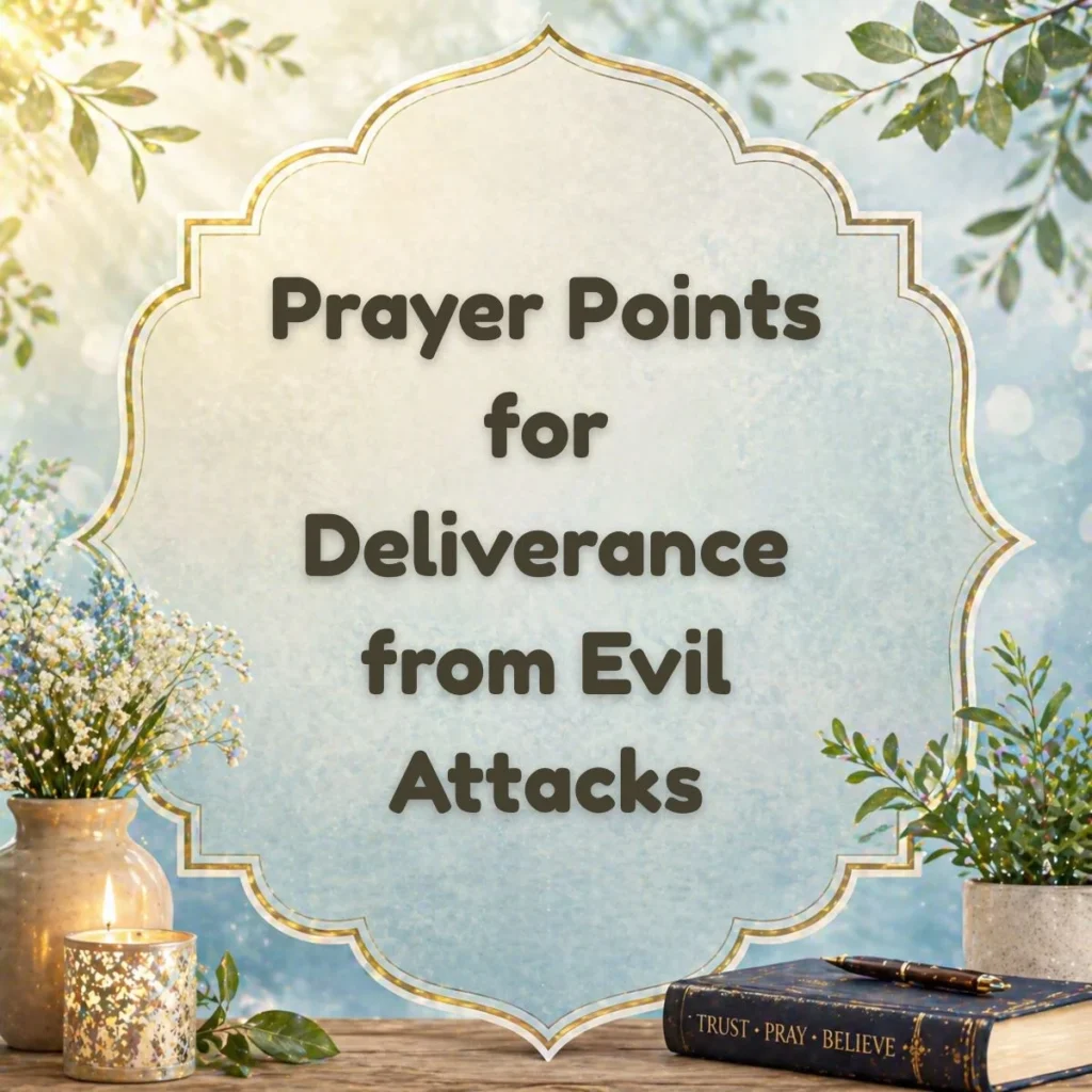 Prayer Points for Deliverance from Evil Attacks