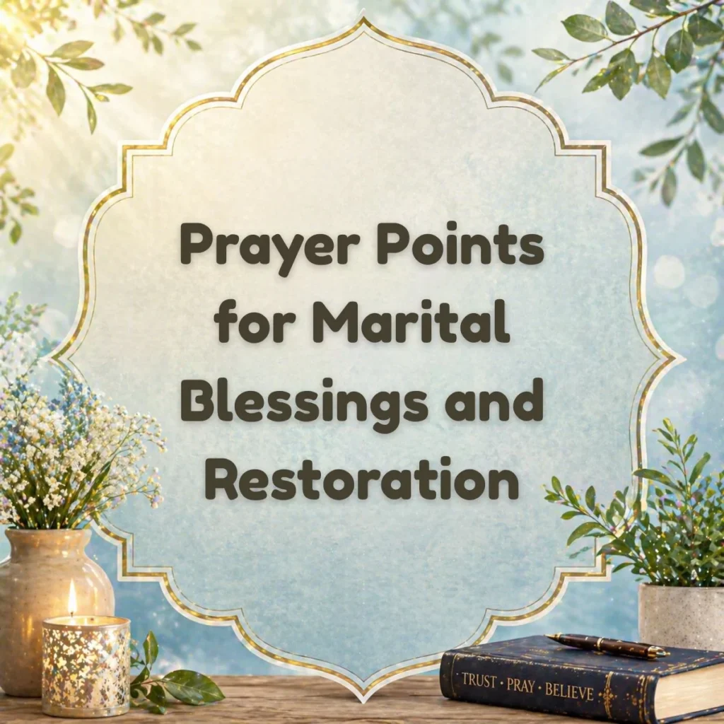 Prayer Points for Marital Blessings and Restoration