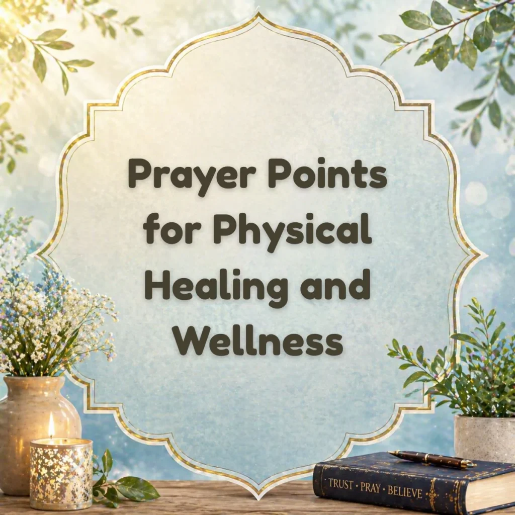Prayer Points for Physical Healing and Wellness