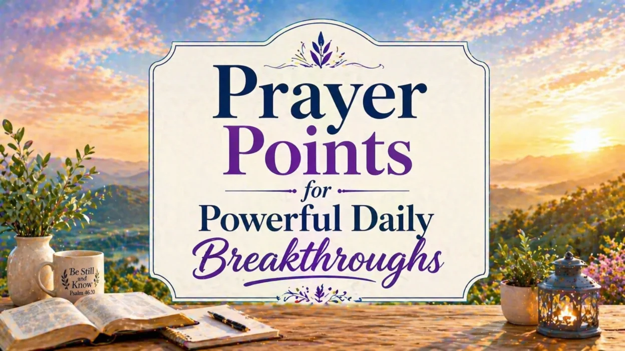 Prayer Points for Powerful Daily Breakthroughs