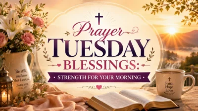 Prayer Tuesday Blessings Strength for Your Morning