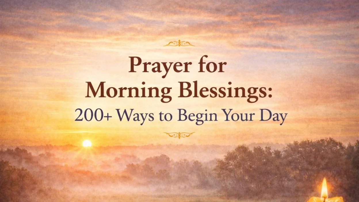 Prayer for Morning Blessings 200+ Ways to Begin Your Day