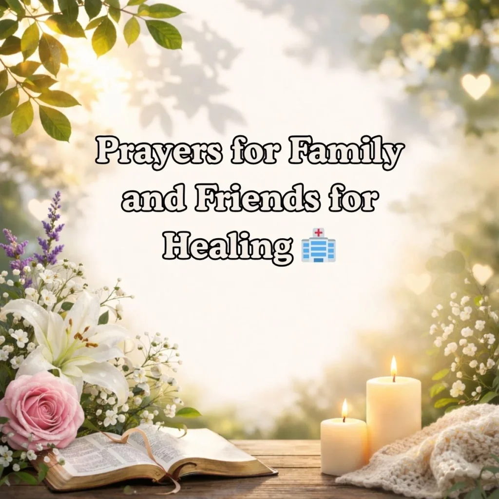 Prayers for Family and Friends for Healing 🏥