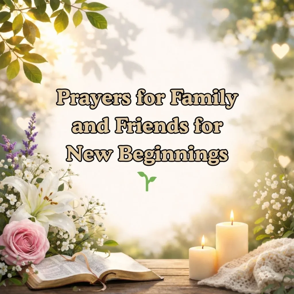 Prayers for Family and Friends for New Beginnings 🌱
