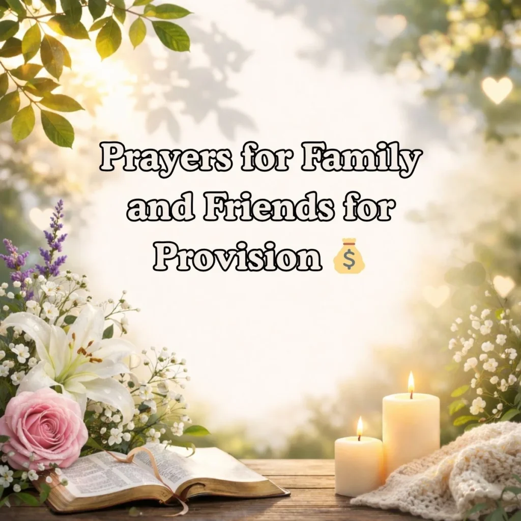 Prayers for Family and Friends for Provision 💰