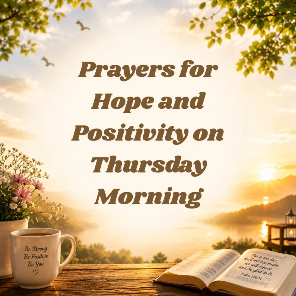 Prayers for Hope and Positivity on Thursday Morning