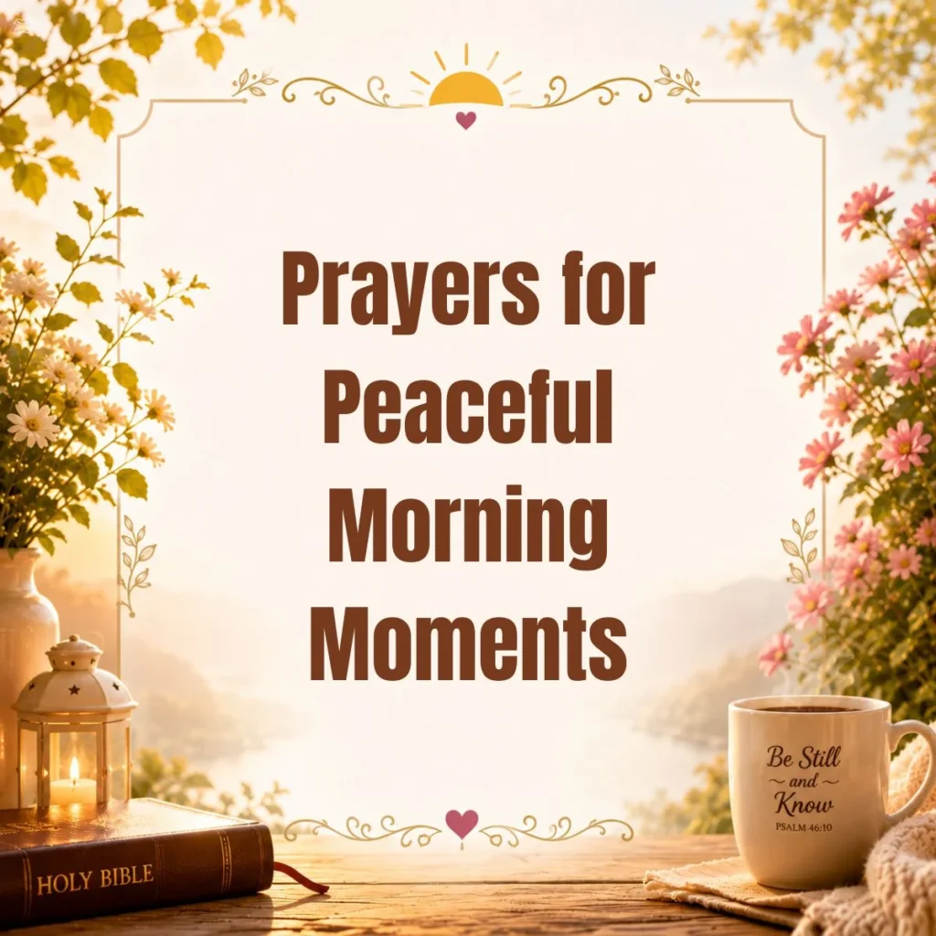 Prayers for Peaceful Morning Moments