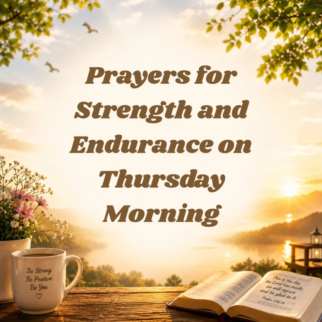 Prayers for Strength and Endurance on Thursday Morning