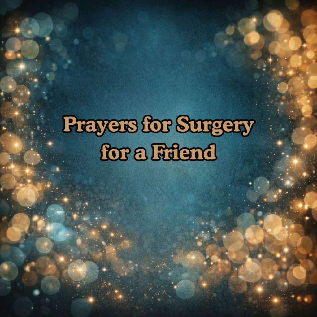 Prayers for Surgery for a Friend