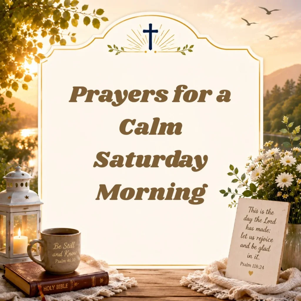 Prayers for a Calm Saturday Morning