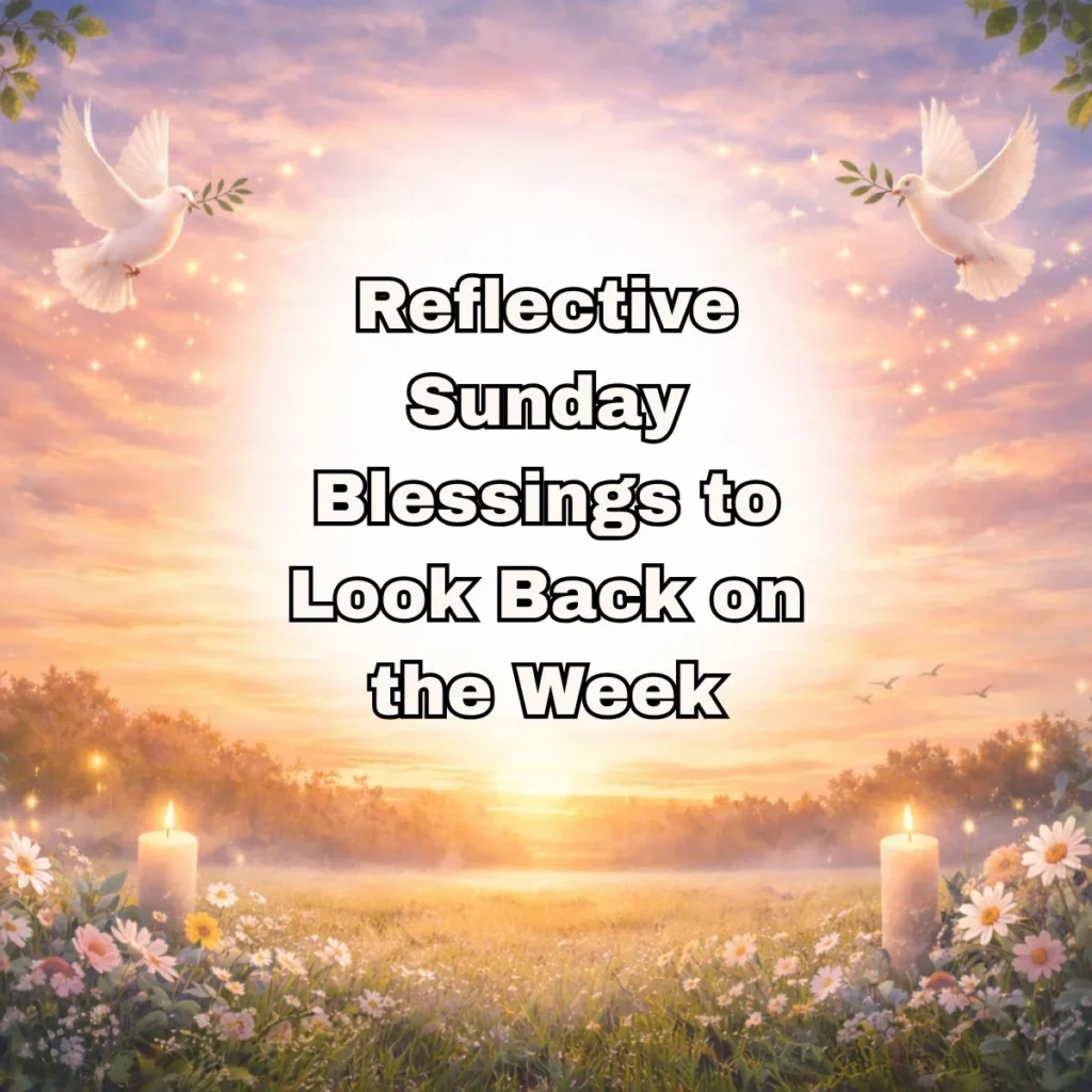 Reflective Sunday Blessings to Look Back on the Week