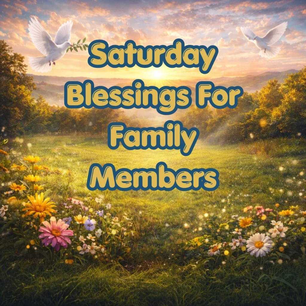 Saturday Blessings For Family Members