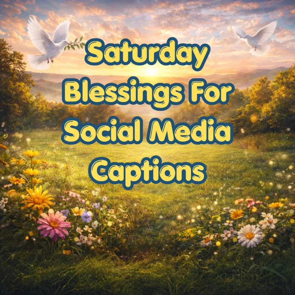 Saturday Blessings For Social Media Captions