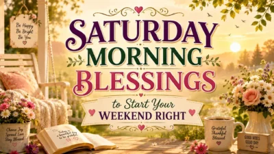Saturday Morning Blessings to Start Your Weekend Right