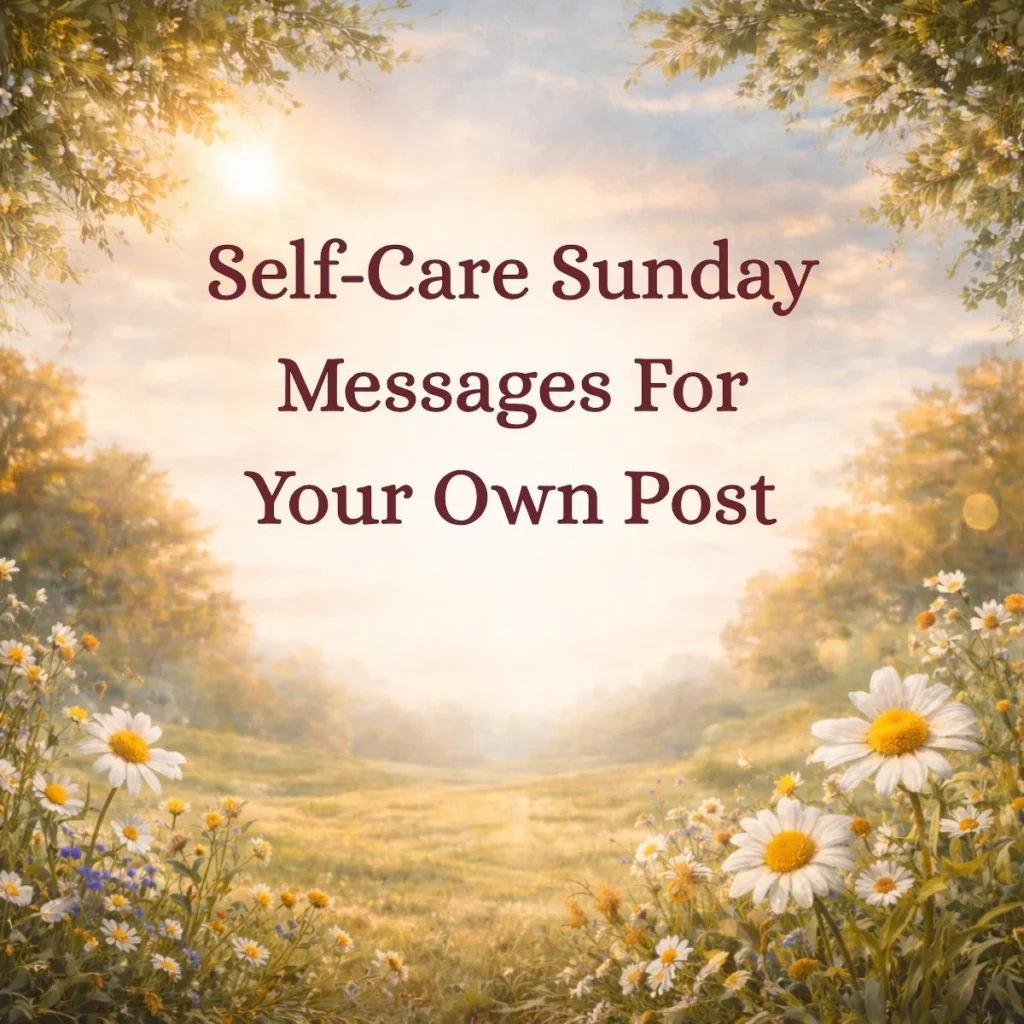 Self-Care Sunday Messages For Your Own Post
