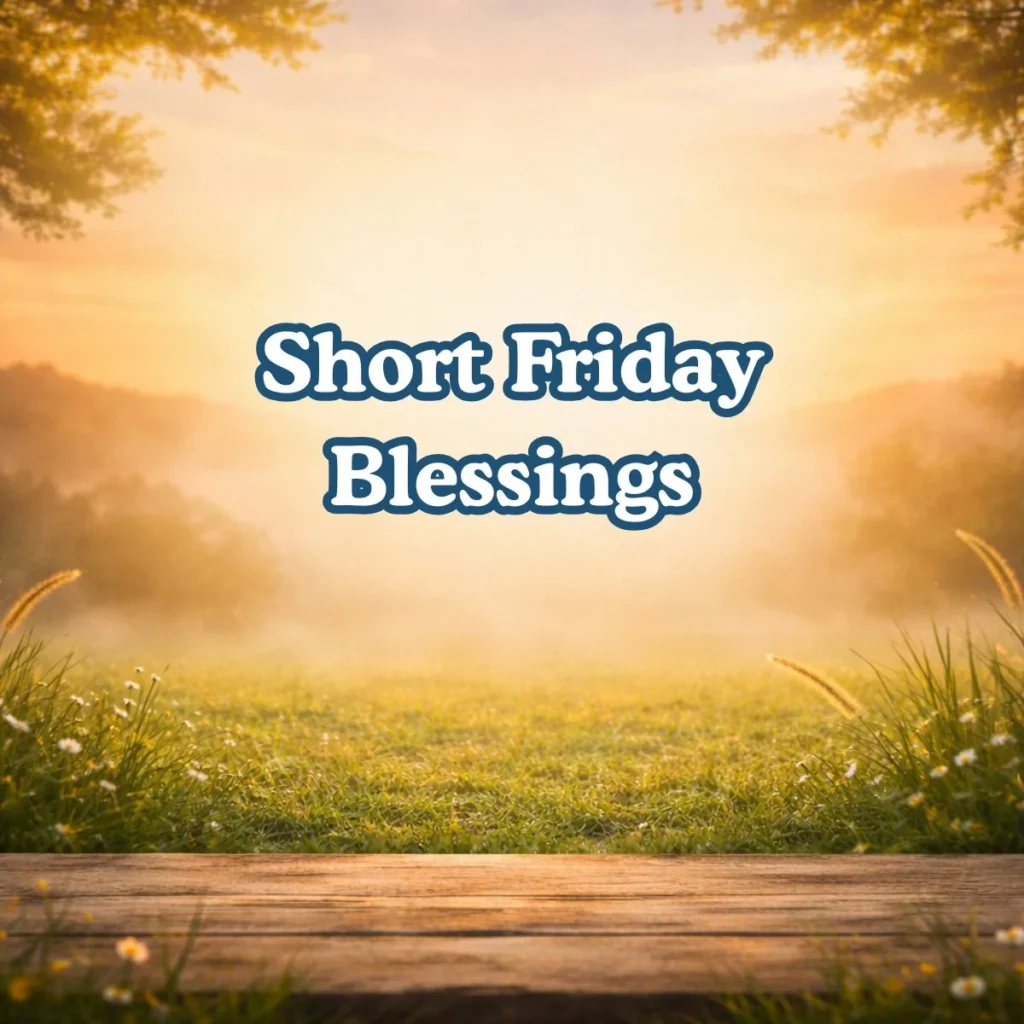 Short Friday Blessings