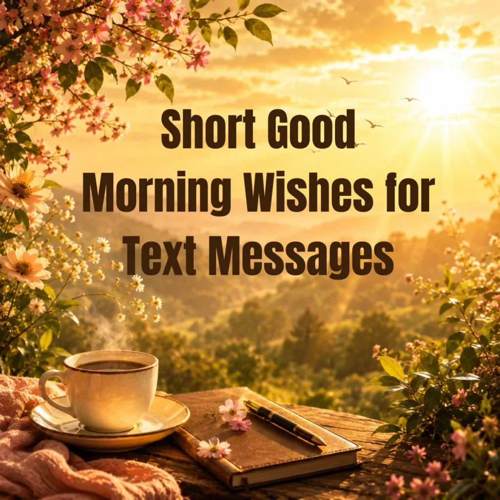 Short Good Morning Wishes for Text Messages