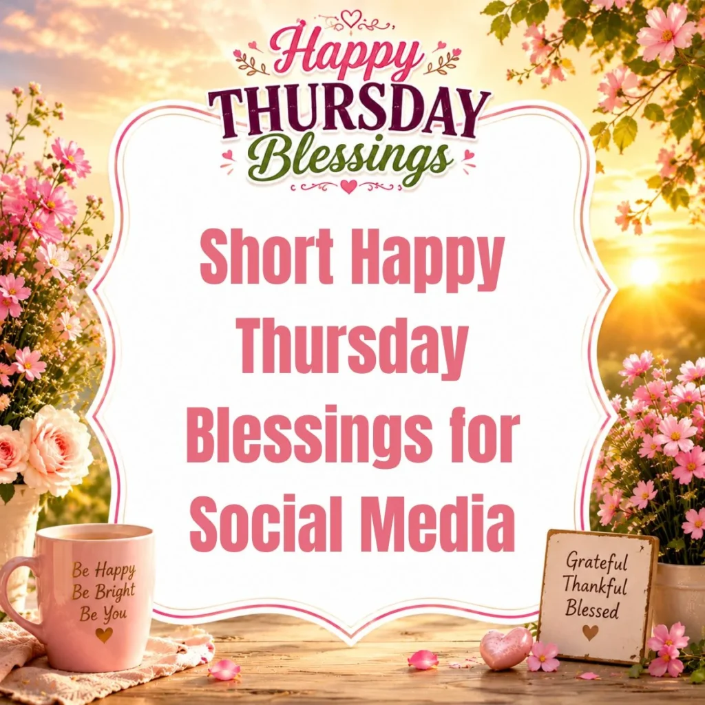 Short Happy Thursday Blessings for Social Media