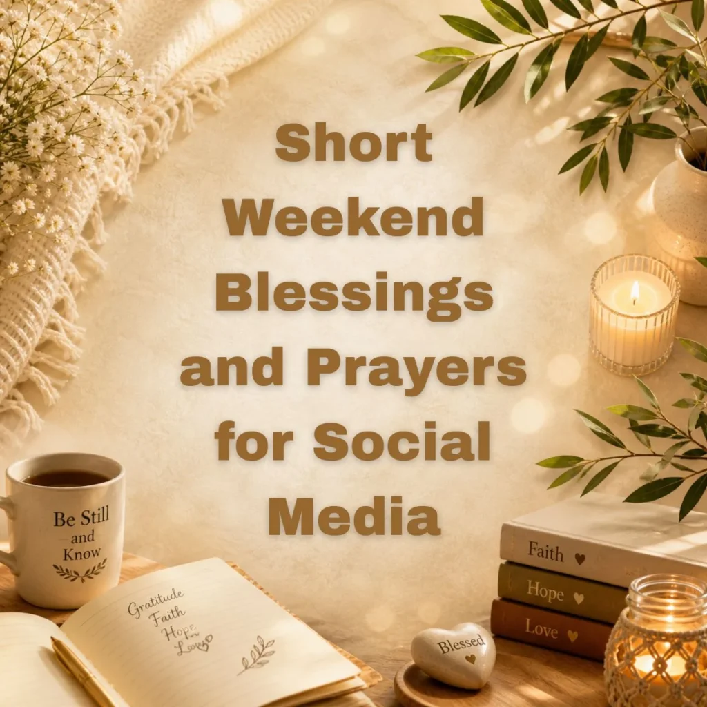 Short Weekend Blessings and Prayers for Social Media
