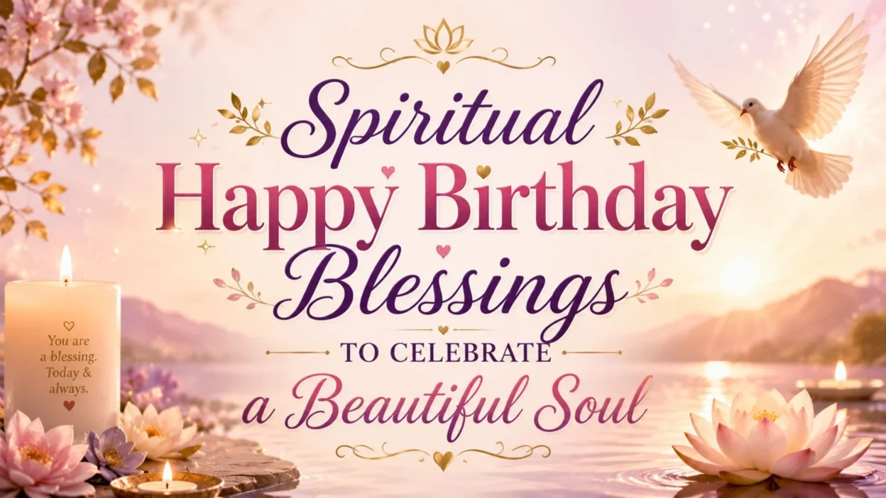 Spiritual Happy Birthday Blessings to Celebrate a Beautiful Soul