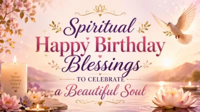 Spiritual Happy Birthday Blessings to Celebrate a Beautiful Soul
