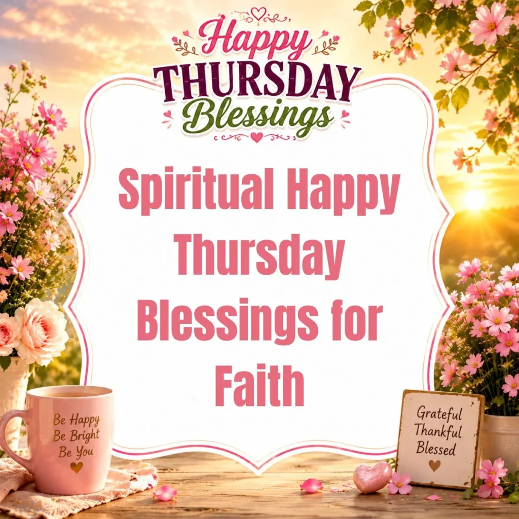 Spiritual Happy Thursday Blessings for Faith