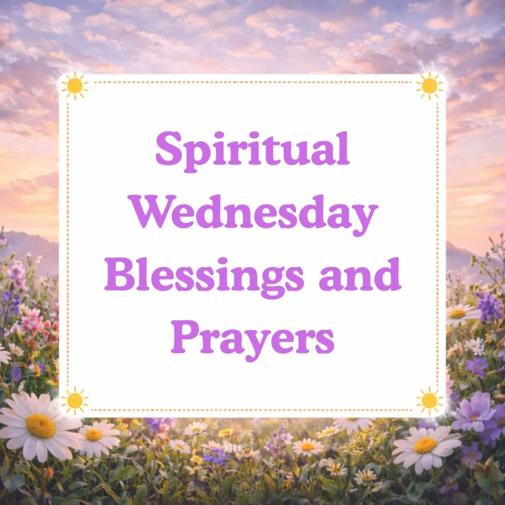 Spiritual Wednesday Blessings and Prayers 🙏